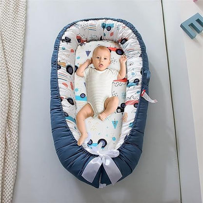 Berceau Bébé - NidPortableBébé™ - Voiture Bleue - Le Nid Bébé