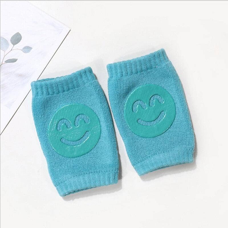 Genouillères - TotiPads™ - SmileyTurquoise - Le Nid Bébé